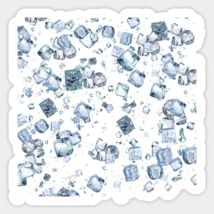 Ice cubes Sticker